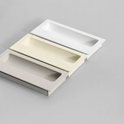 Comforsyco Aluminum Alloy Recessed Flush Finger Pulls for Sliding Doors