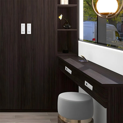 Comforsyco Aluminum Alloy Recessed Flush Finger Pulls for Sliding Doors