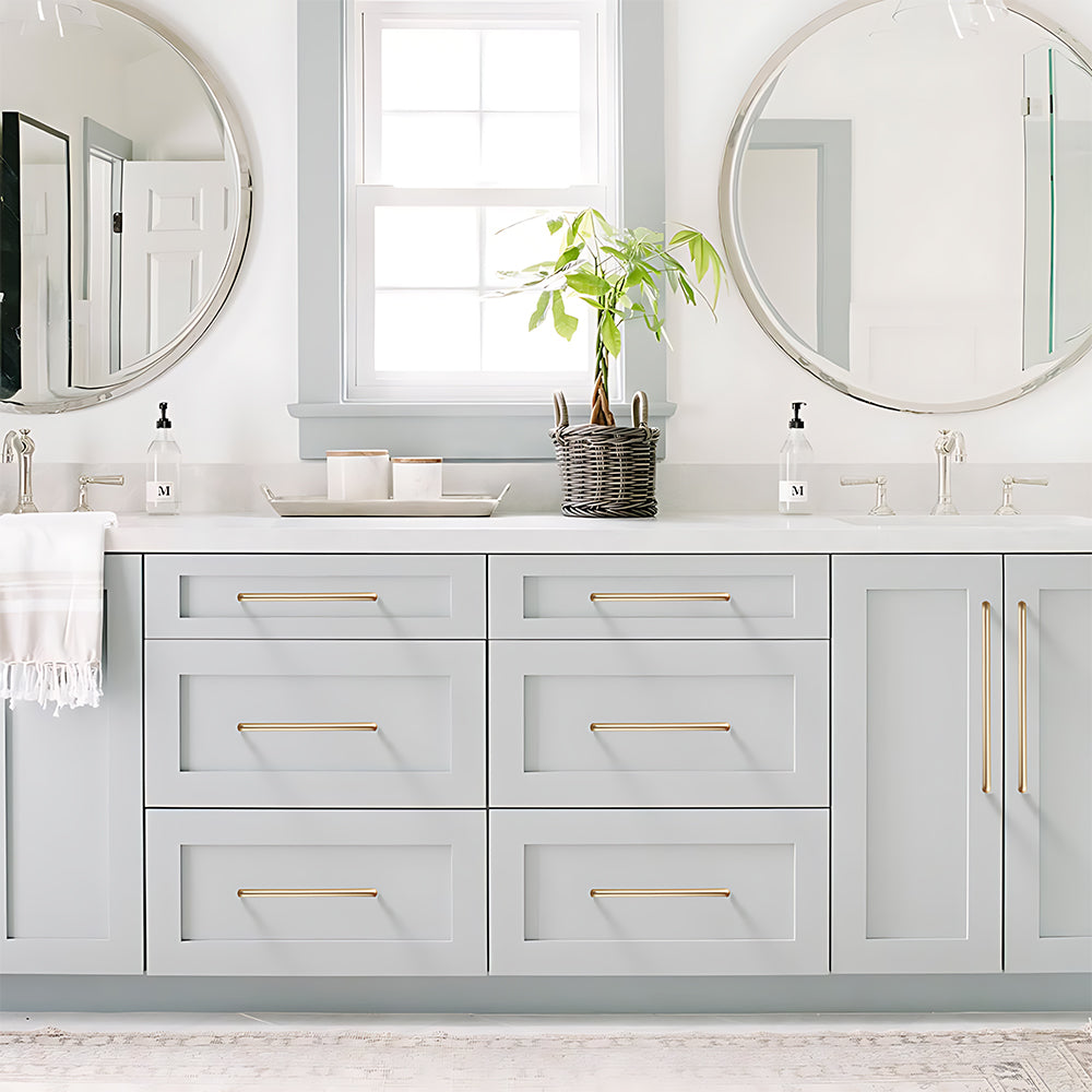 Comforsyco Aluminum Alloy Rounded Arc Cabinet Pulls and Drawer Handles