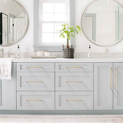 Comforsyco Aluminum Alloy Rounded Arc Cabinet Pulls and Drawer Handles