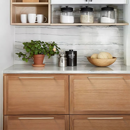Comforsyco Aluminum Alloy Rounded Arc Cabinet Pulls and Drawer Handles