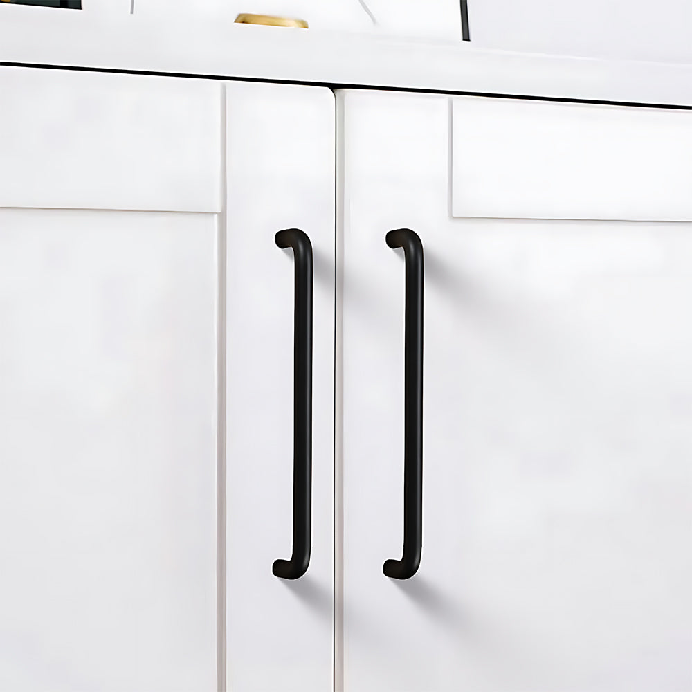 Comforsyco Aluminum Alloy Rounded Arc Cabinet Pulls and Drawer Handles