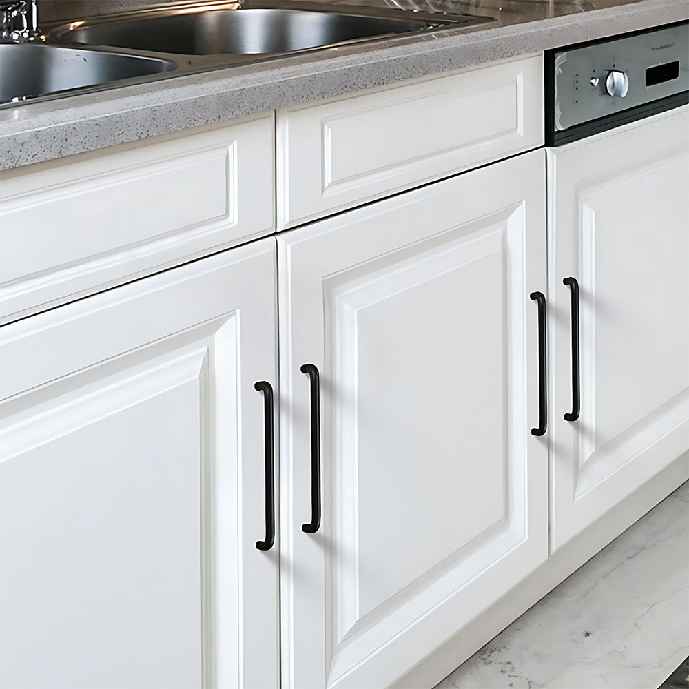 Comforsyco Aluminum Alloy Rounded Arc Cabinet Pulls and Drawer Handles