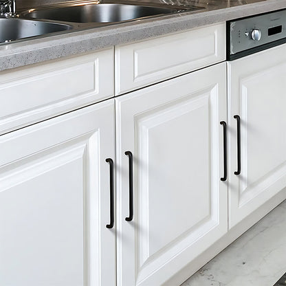 Comforsyco Aluminum Alloy Rounded Arc Cabinet Pulls and Drawer Handles