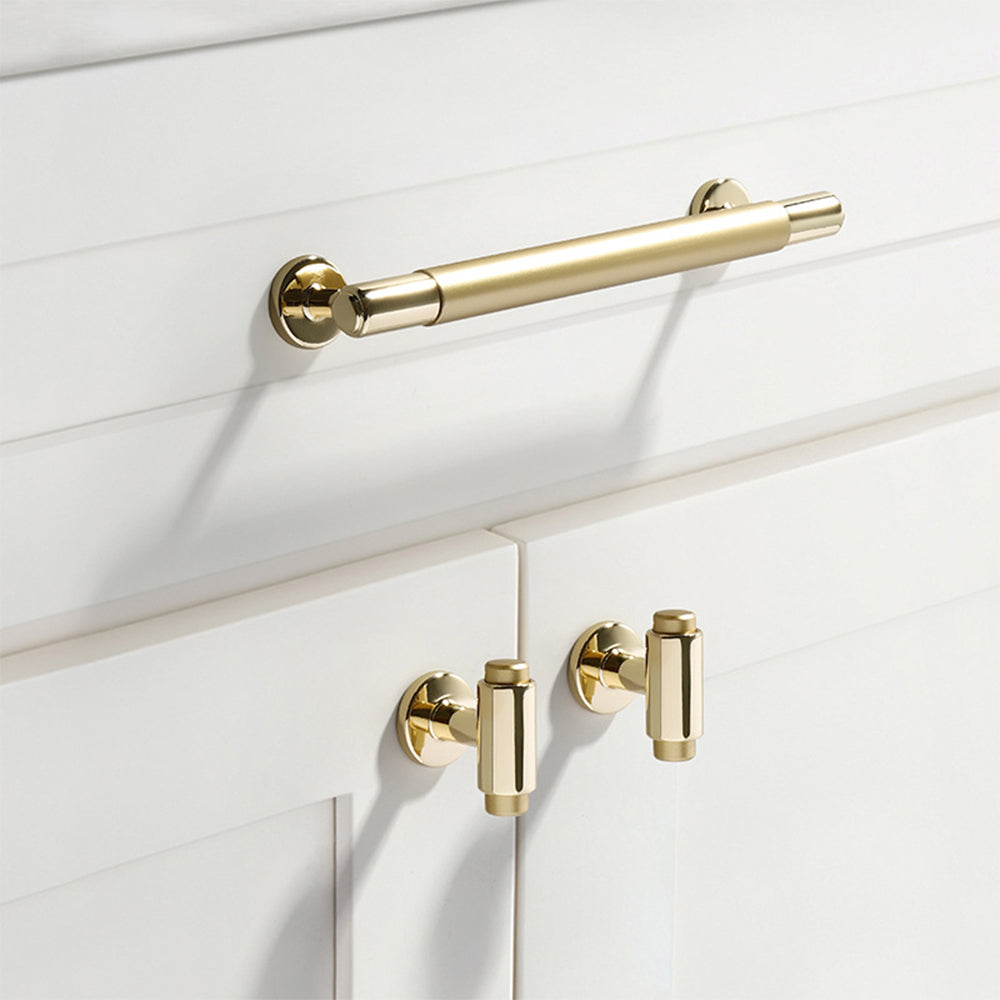 Comforsyco Aluminum Alloy Splicing Kitchen Cabinet Pulls