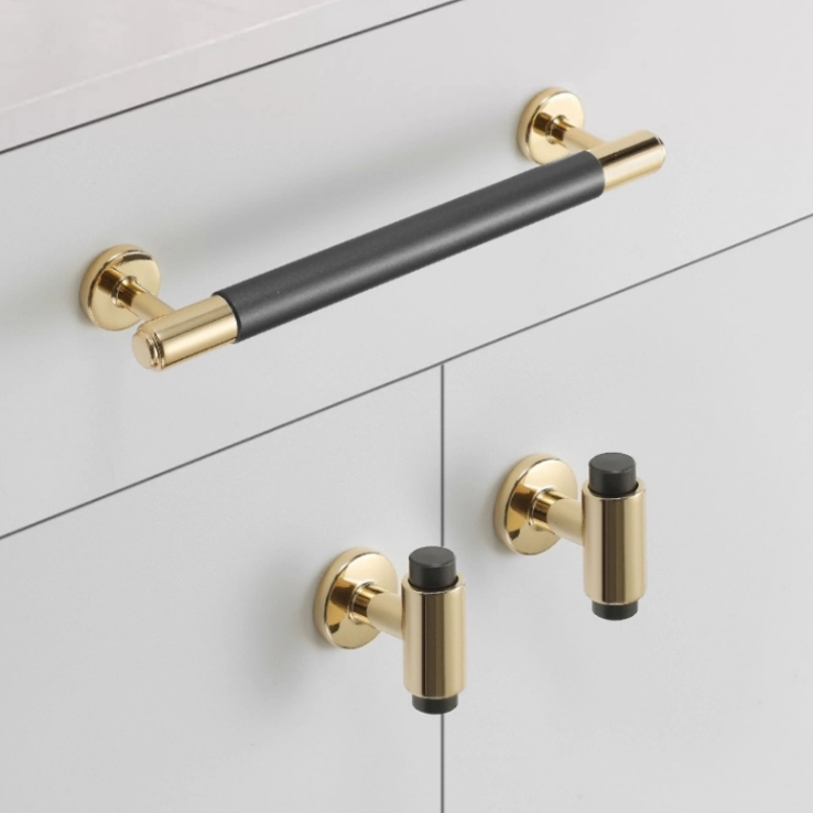 Comforsyco Aluminum Alloy Splicing Kitchen Cabinet Pulls