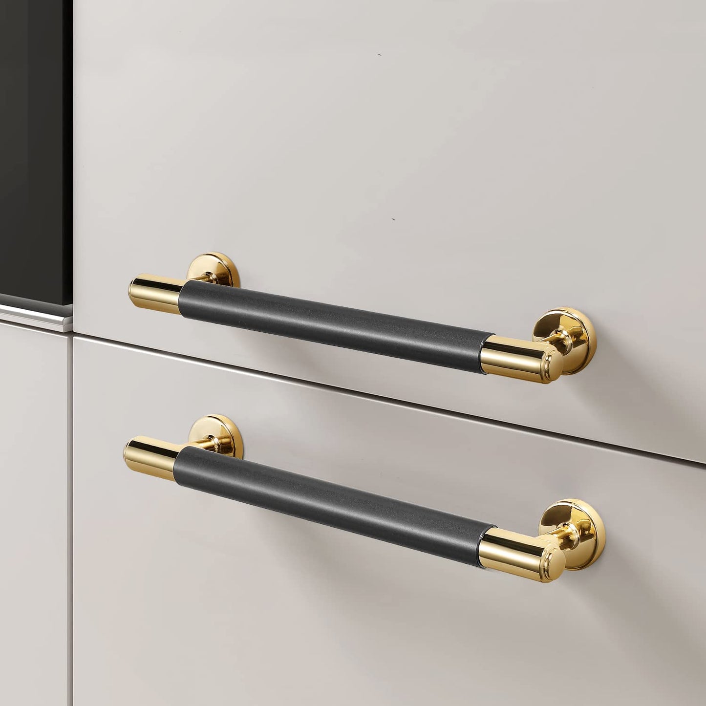 Comforsyco Aluminum Alloy Splicing Kitchen Cabinet Pulls