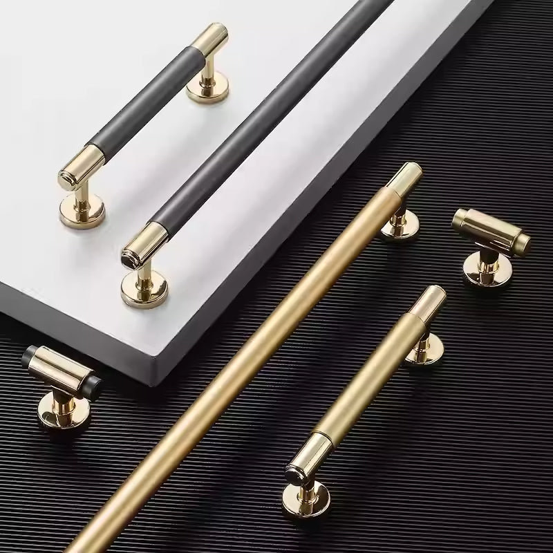 Comforsyco Aluminum Alloy Splicing Kitchen Cabinet Pulls