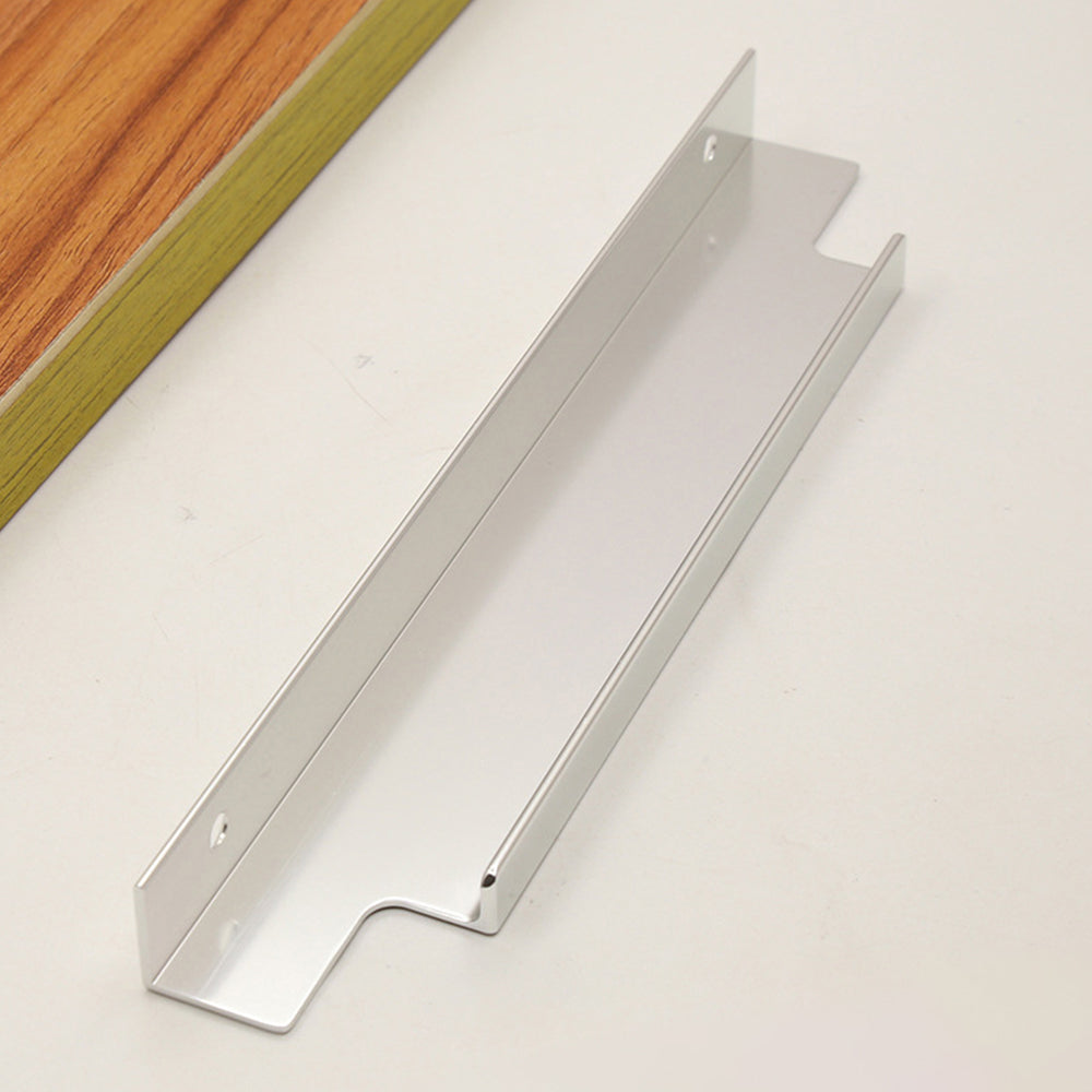 Comforsyco Aluminum Finger Edge Pulls for Cabinets and Wardrobes