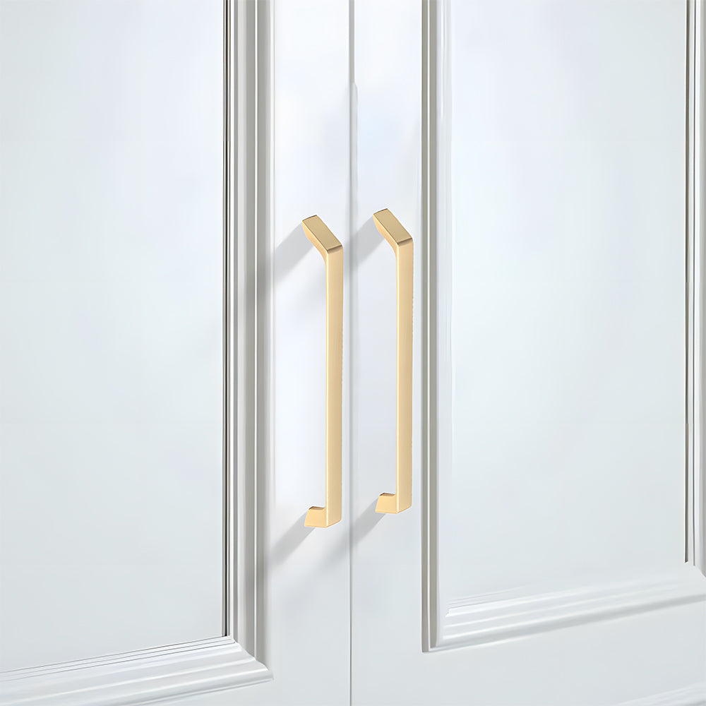 Comforsyco Angular Flat Bar Cabinet Handles and Drawer Pulls