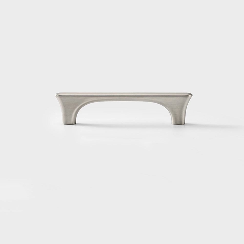 Comforsyco Arched Half Moon Cabinet Handles and Knobs, Zinc Alloy