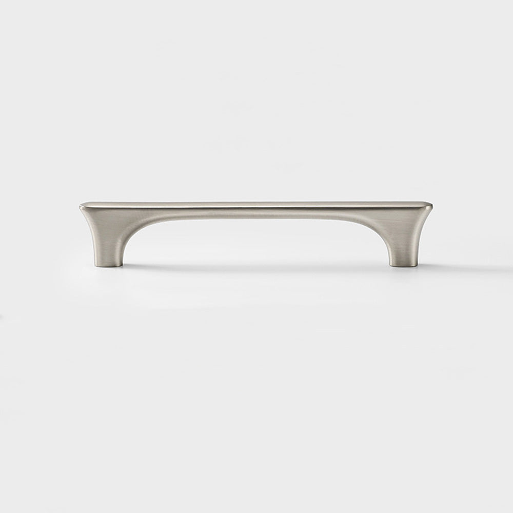 Comforsyco Arched Half Moon Cabinet Handles and Knobs, Zinc Alloy