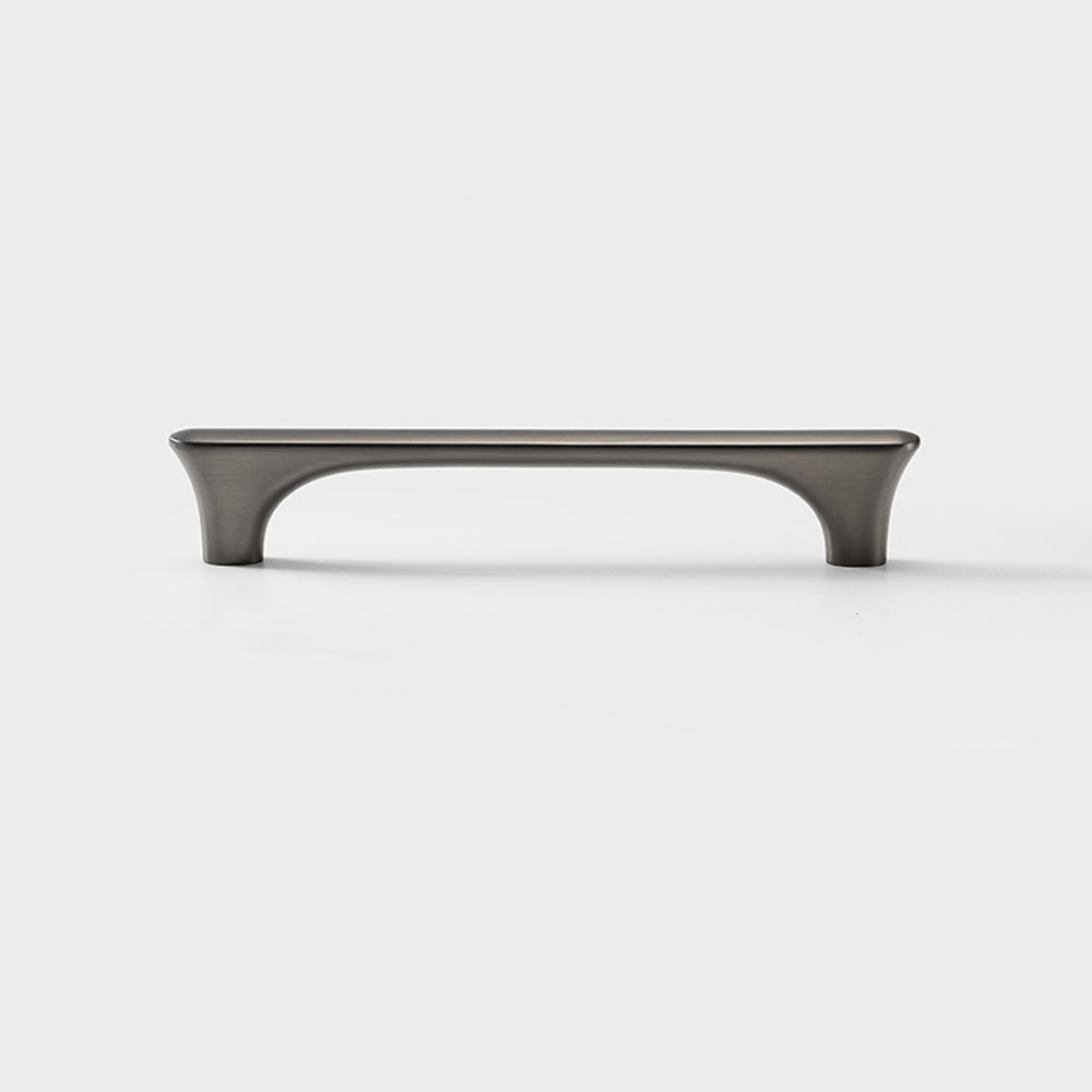 Comforsyco Arched Half Moon Cabinet Handles and Knobs, Zinc Alloy