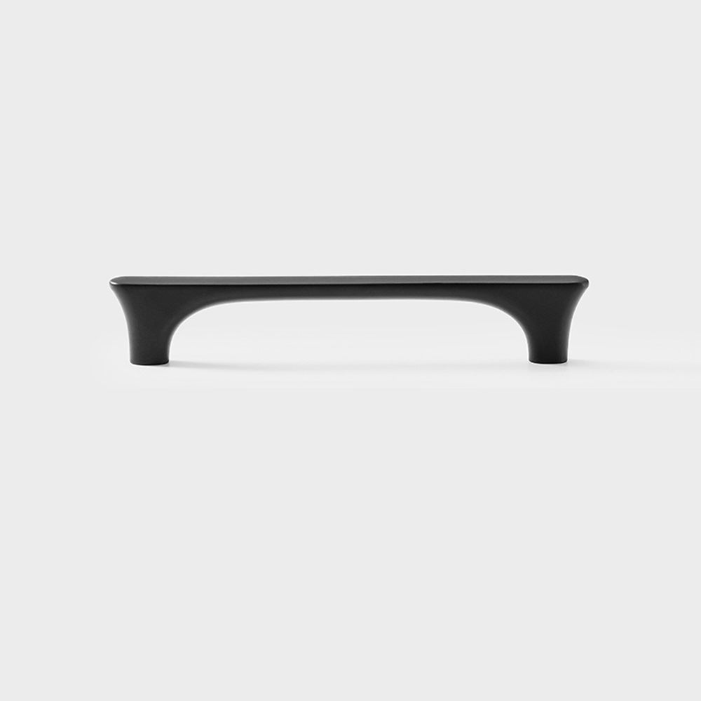 Comforsyco Arched Half Moon Cabinet Handles and Knobs, Zinc Alloy