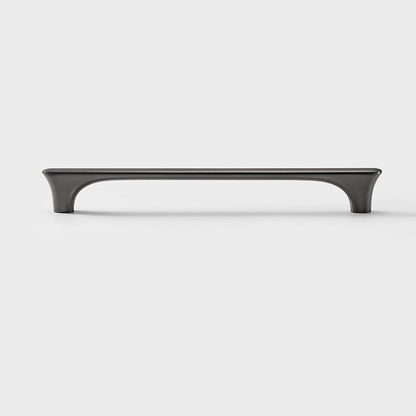 Comforsyco Arched Half Moon Cabinet Handles and Knobs, Zinc Alloy