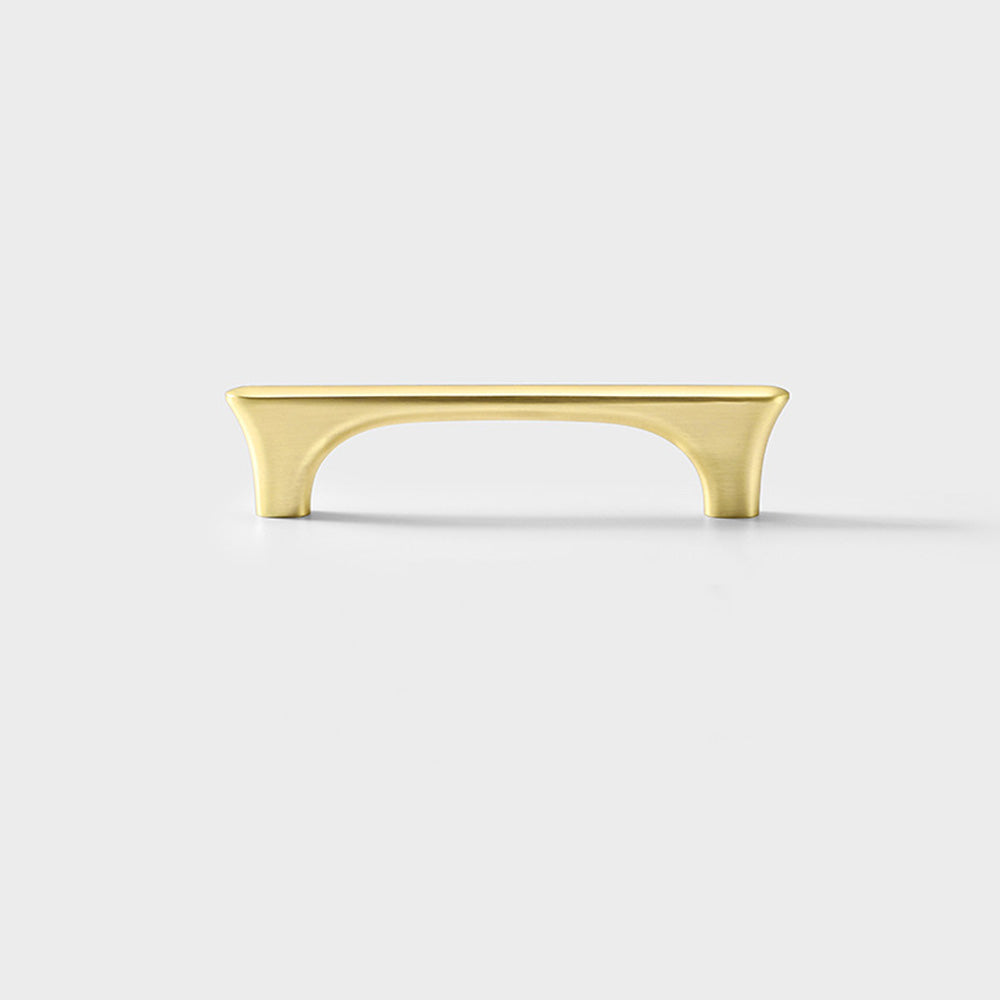 Comforsyco Arched Half Moon Cabinet Handles and Knobs, Zinc Alloy