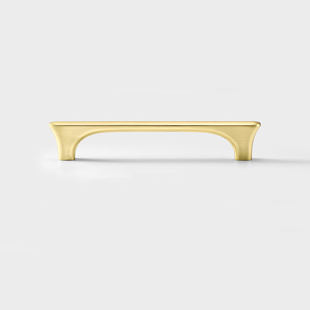 Comforsyco Arched Half Moon Cabinet Handles and Knobs, Zinc Alloy