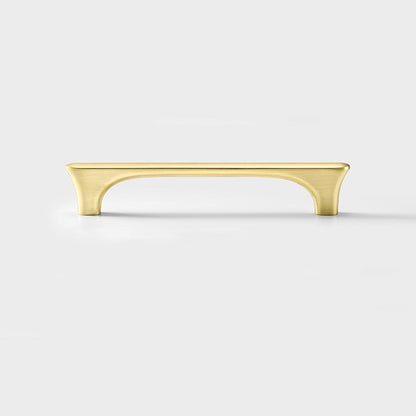 Comforsyco Arched Half Moon Cabinet Handles and Knobs, Zinc Alloy