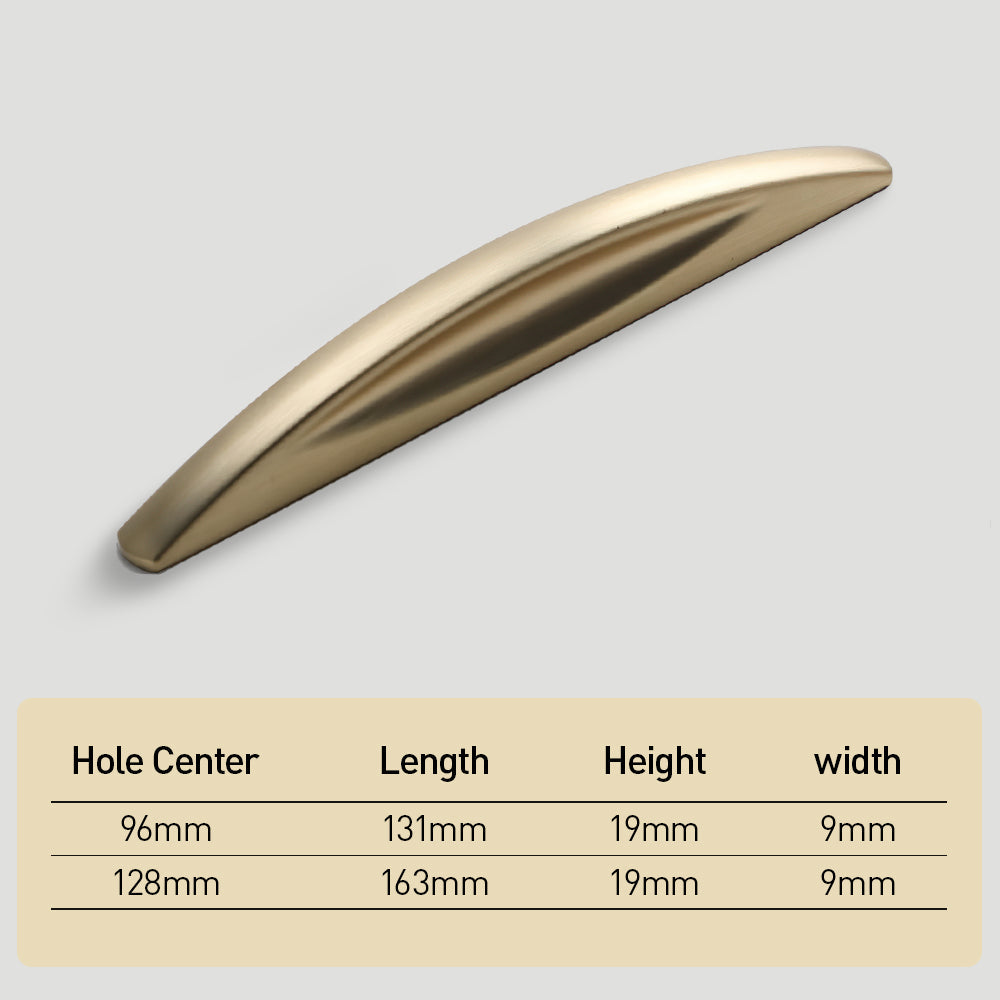 Comforsyco Arched Zinc Alloy Cabinet Handles and Drawer Pulls