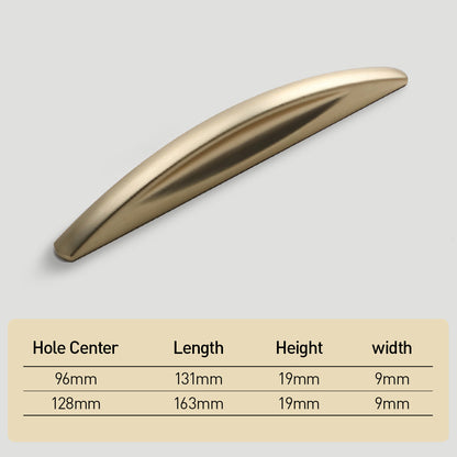 Comforsyco Arched Zinc Alloy Cabinet Handles and Drawer Pulls