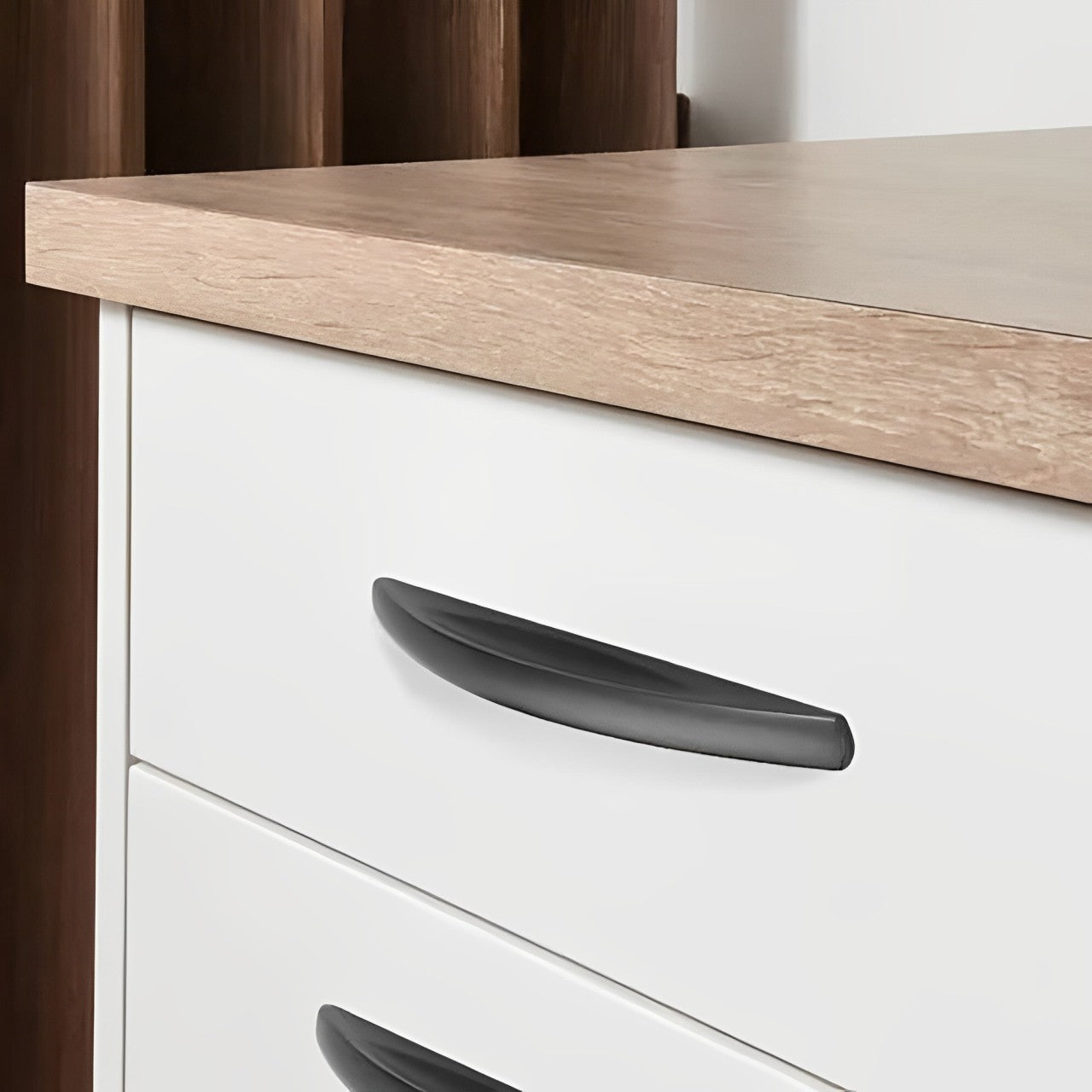 Comforsyco Arched Zinc Alloy Cabinet Handles and Drawer Pulls