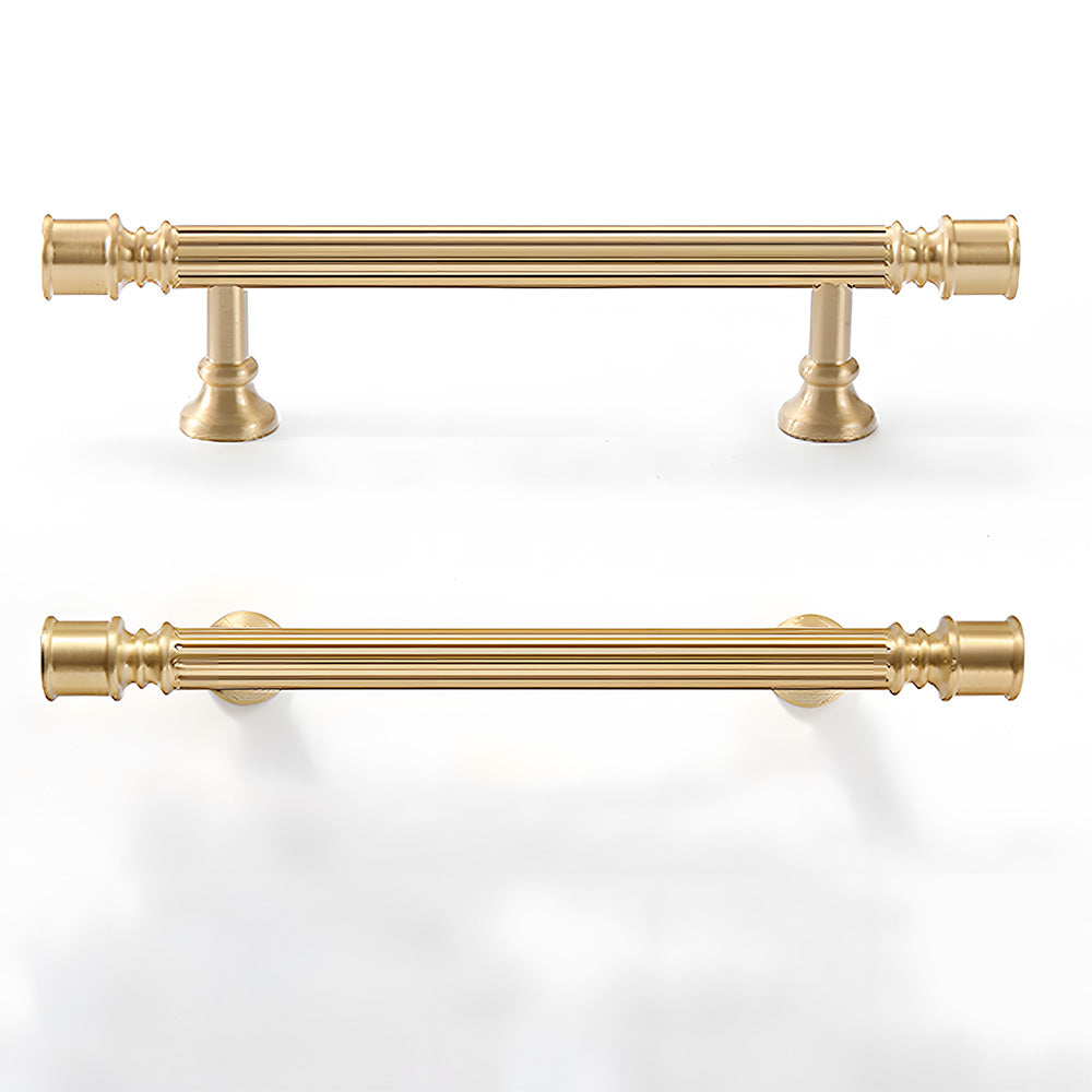 Cabinet hardware, presented in another view with its construction and finish visible
