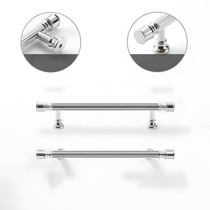Art Deco fluted brass pulls, knobs, and ring pulls, shown from one angle to highlight the shape and finish