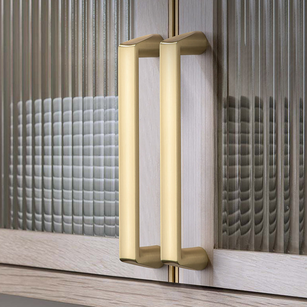 Comforsyco Beveled Zinc Alloy Cabinet Handles and Knobs for Kitchens
