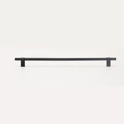 Comforsyco Black / Gold Knurled Round Bar Cabinet Pulls and Drawer Handles