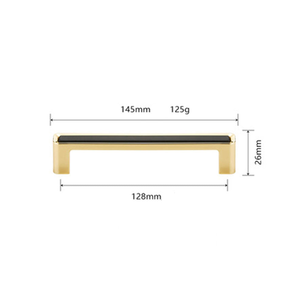 Comforsyco Black Gold Zinc Alloy Cabinet Pulls and Knobs
