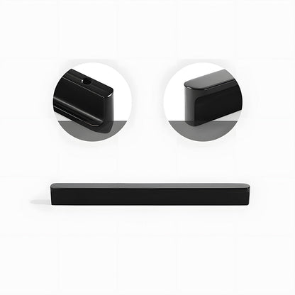 Comforsyco Black Square Bar Brass Cabinet Handles