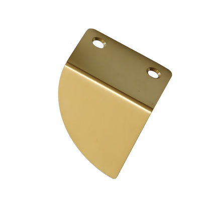 Comforsyco Brass Half Moon Cabinet Pulls and Drawer Handles