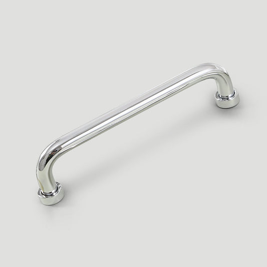 Comforsyco Brass Round Bar Cabinet Pulls and Knobs for Wardrobes