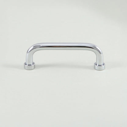 Comforsyco Brass Round Bar Cabinet Pulls and Knobs for Wardrobes