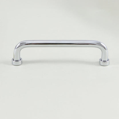 Comforsyco Brass Round Bar Cabinet Pulls and Knobs for Wardrobes