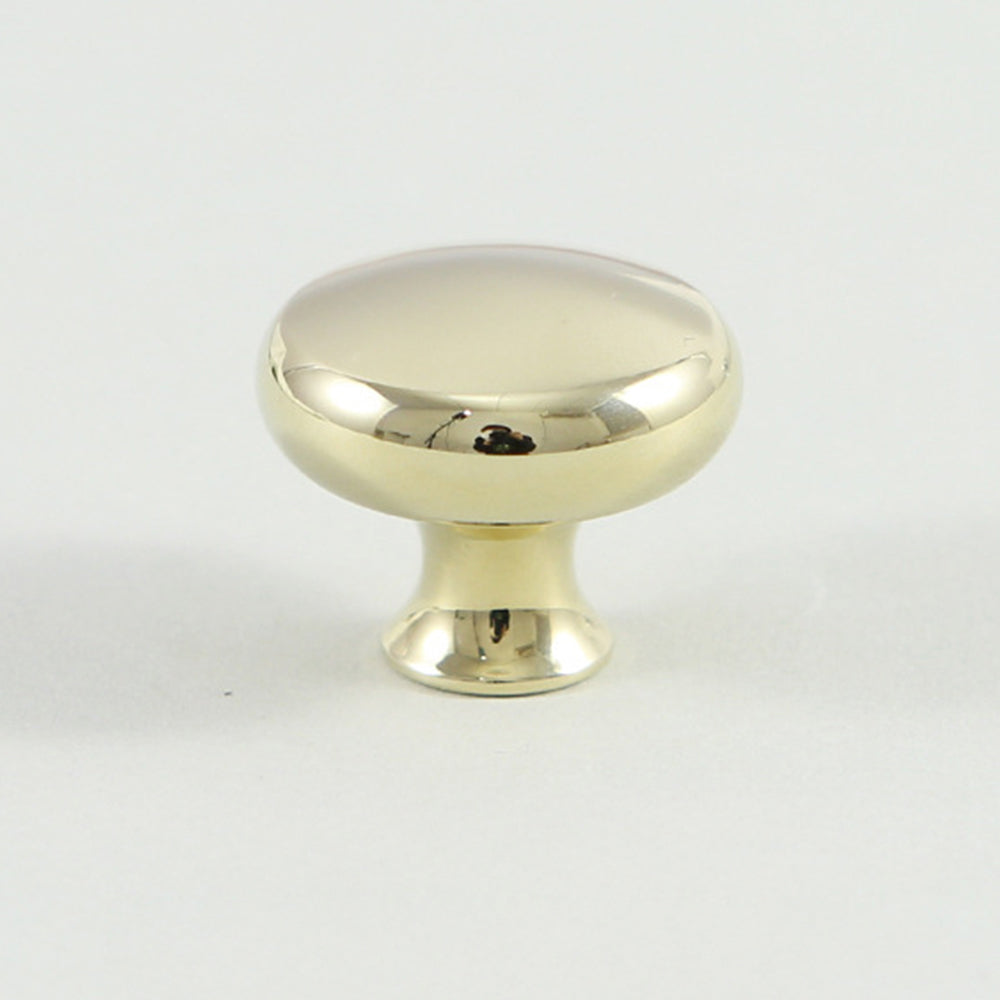 Comforsyco Brass Round Bar Cabinet Pulls and Knobs for Wardrobes