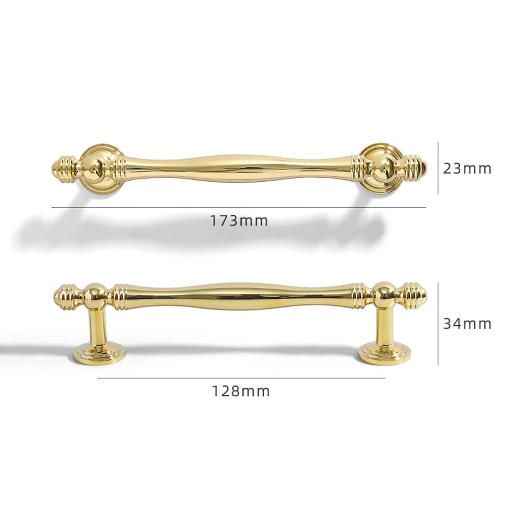 Comforsyco Bright Gold Brass Cabinet Pulls and Knobs