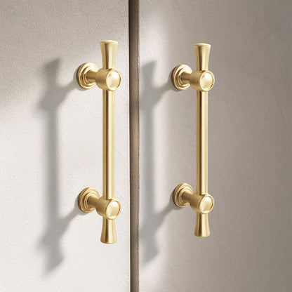 Comforsyco Brushed Brass Drawer Pulls for Cabinet