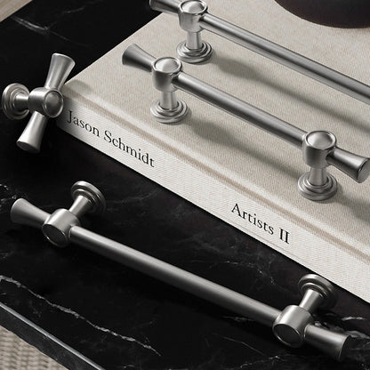Comforsyco Brushed Brass Drawer Pulls for Cabinet