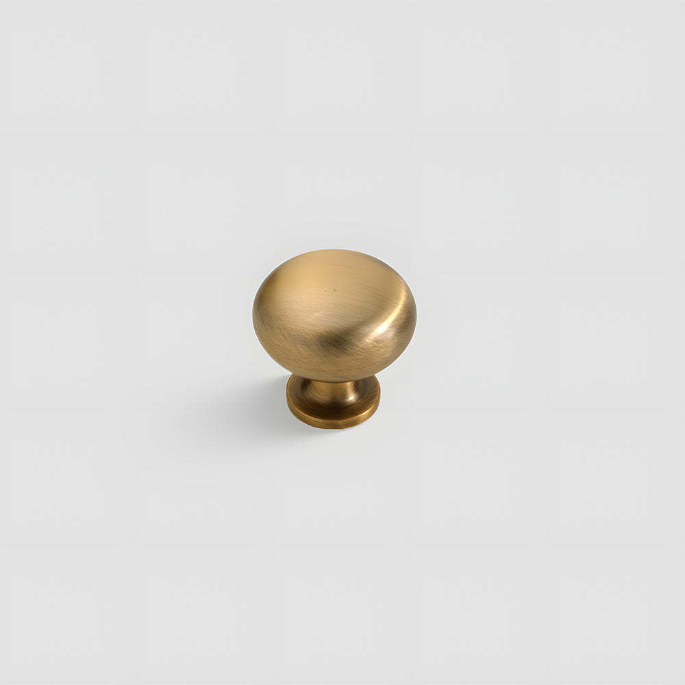 Comforsyco Brushed Brass Retro Cabinet Pulls and Knobs