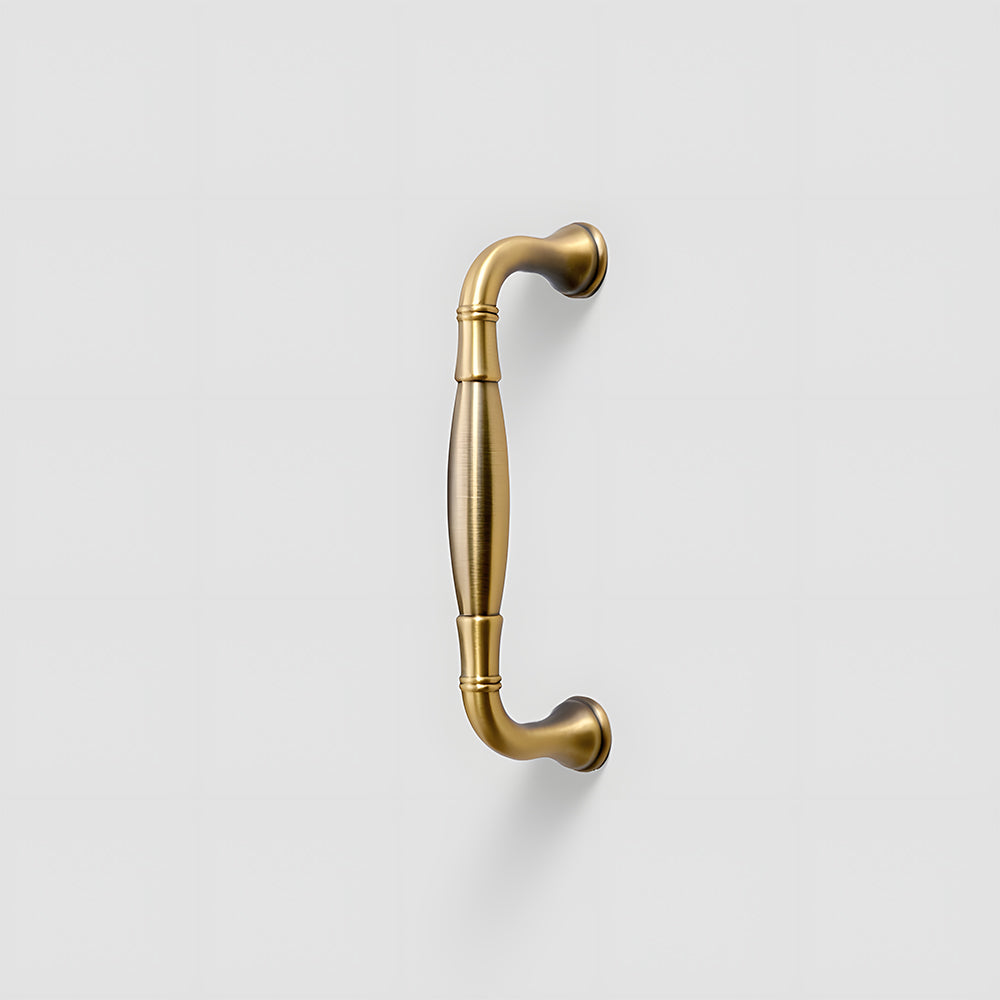 Comforsyco Brushed Brass Retro Cabinet Pulls and Knobs