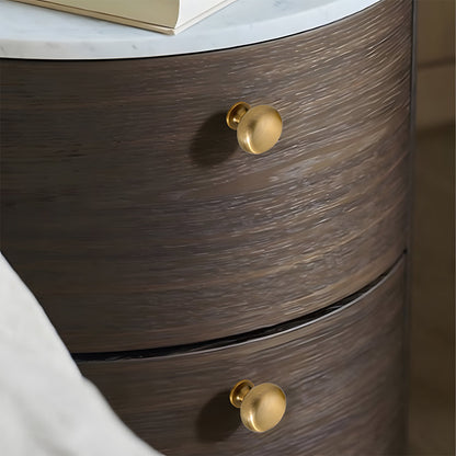 Comforsyco Brushed Brass Retro Cabinet Pulls and Knobs