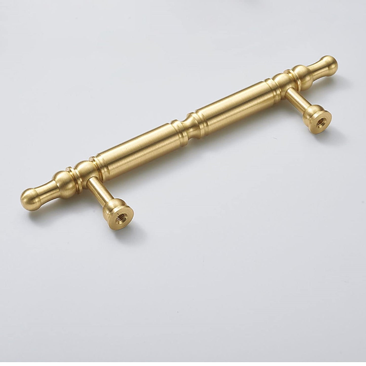 Comforsyco Brushed Brass Vintage Cabinet Pulls and Door Handles
