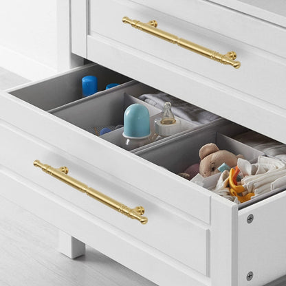 Comforsyco Brushed Brass Vintage Cabinet Pulls and Door Handles
