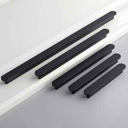 Comforsyco Brushed Flat Bar Cabinet Handles and Drawer Pulls