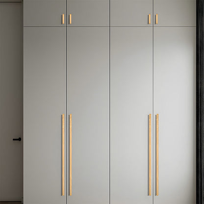 Comforsyco Brushed Flat Bar Cabinet Handles and Drawer Pulls