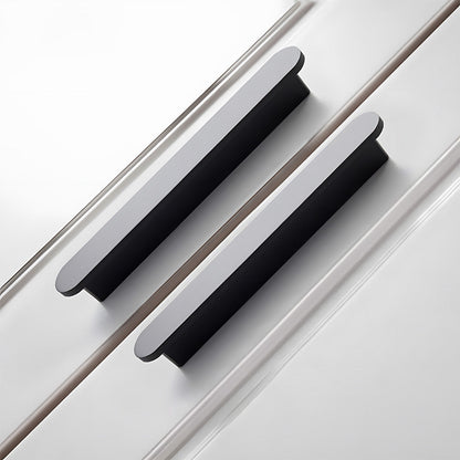 Comforsyco Brushed Flat Bar Cabinet Handles and Drawer Pulls
