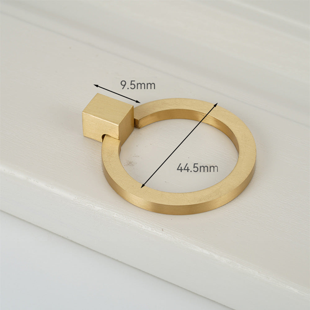Comforsyco Brushed Gold Brass Cabinet Pulls and Knobs