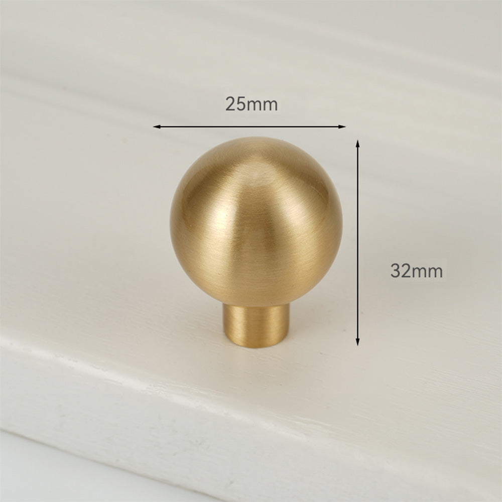 Comforsyco Brushed Gold Brass Cabinet Pulls and Knobs