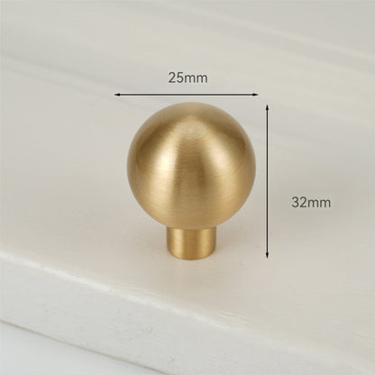 Comforsyco Brushed Gold Brass Cabinet Pulls and Knobs